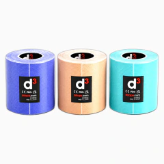 Rollo Kinesiologico D3 K6 Minis 3 Rollos Tape 5 cm x 2 mts