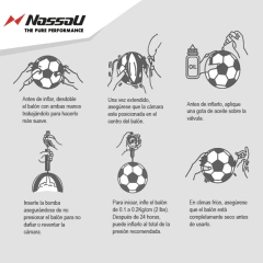 Imagen de Pelota Futsal N°4 Nassau Tuji Medio Pique