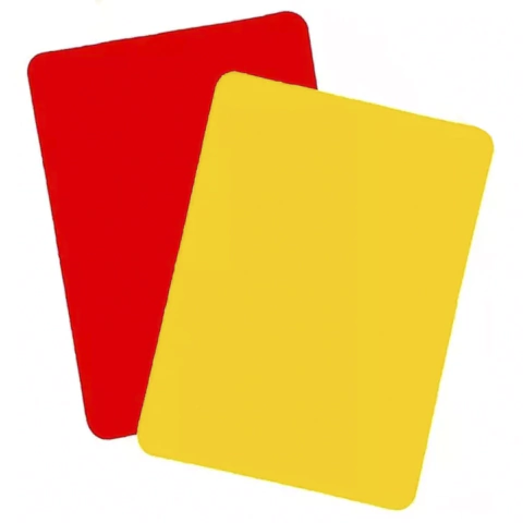 Tarjeta Arbitro Roja Amarilla