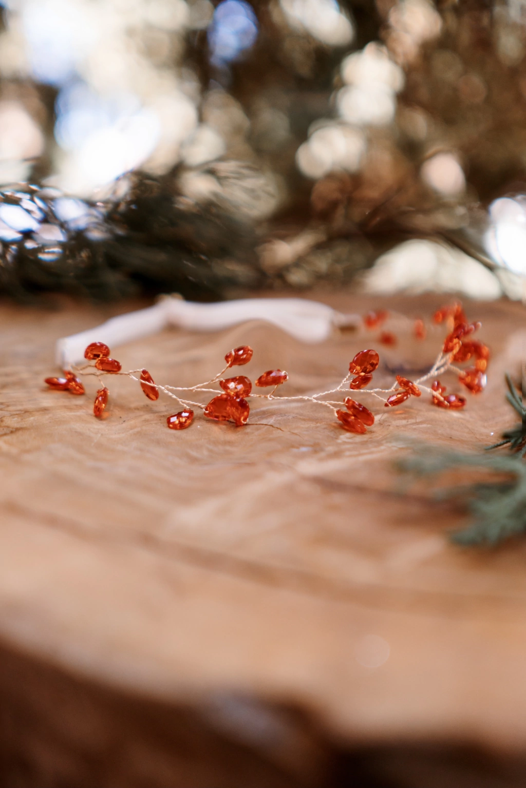 Headband Olívia red