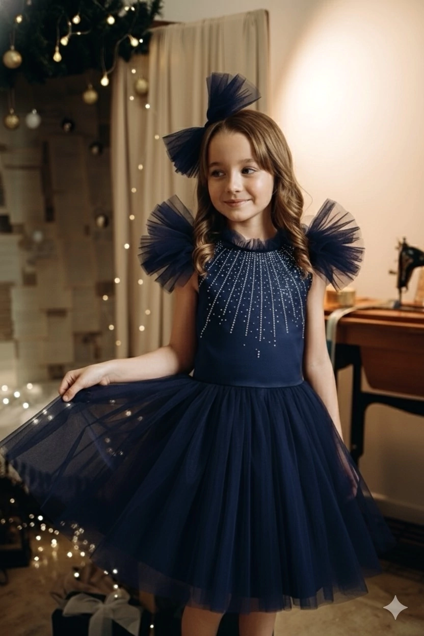 Vestido Pinheiro noite estrelada