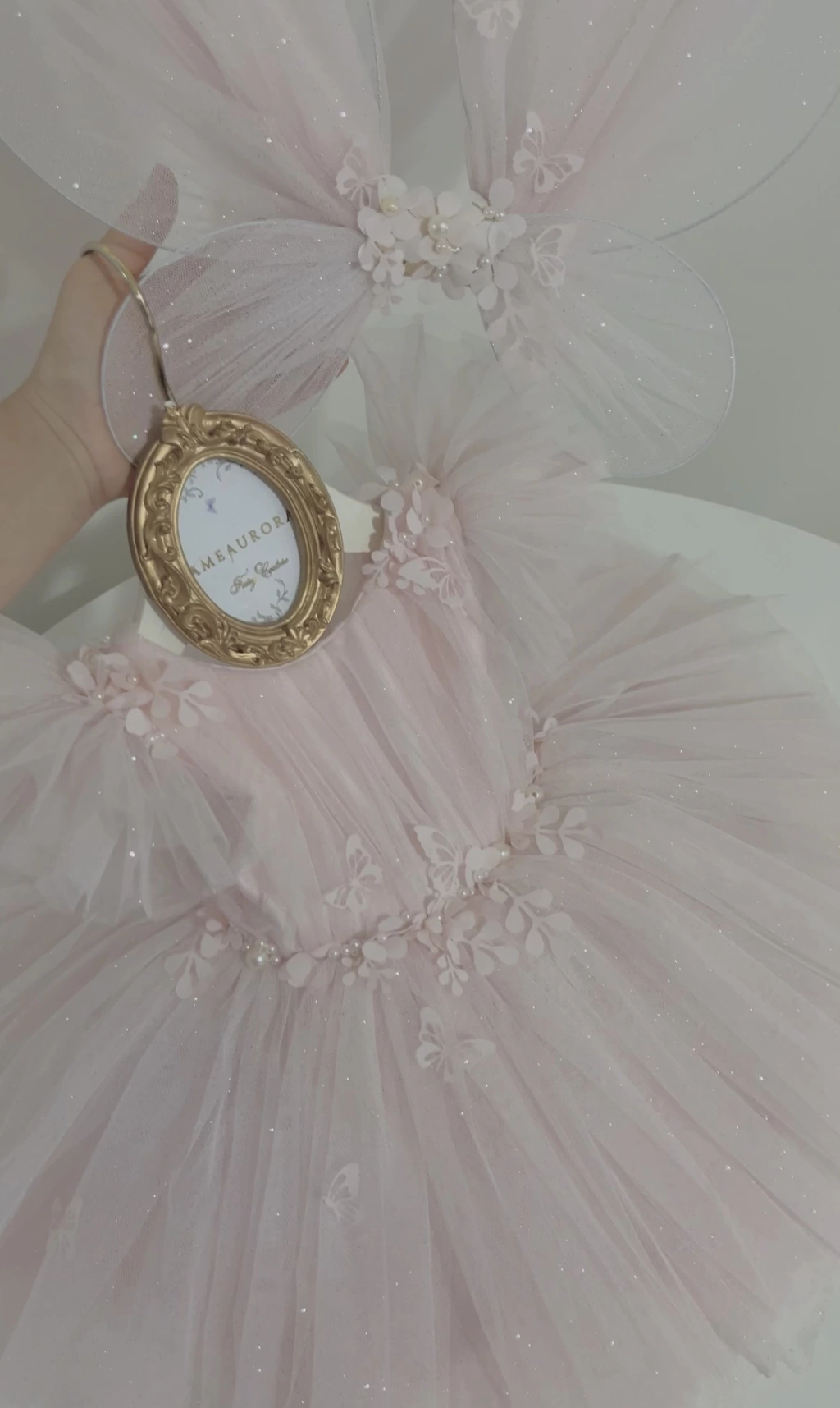 Vestido jardim rosa poema