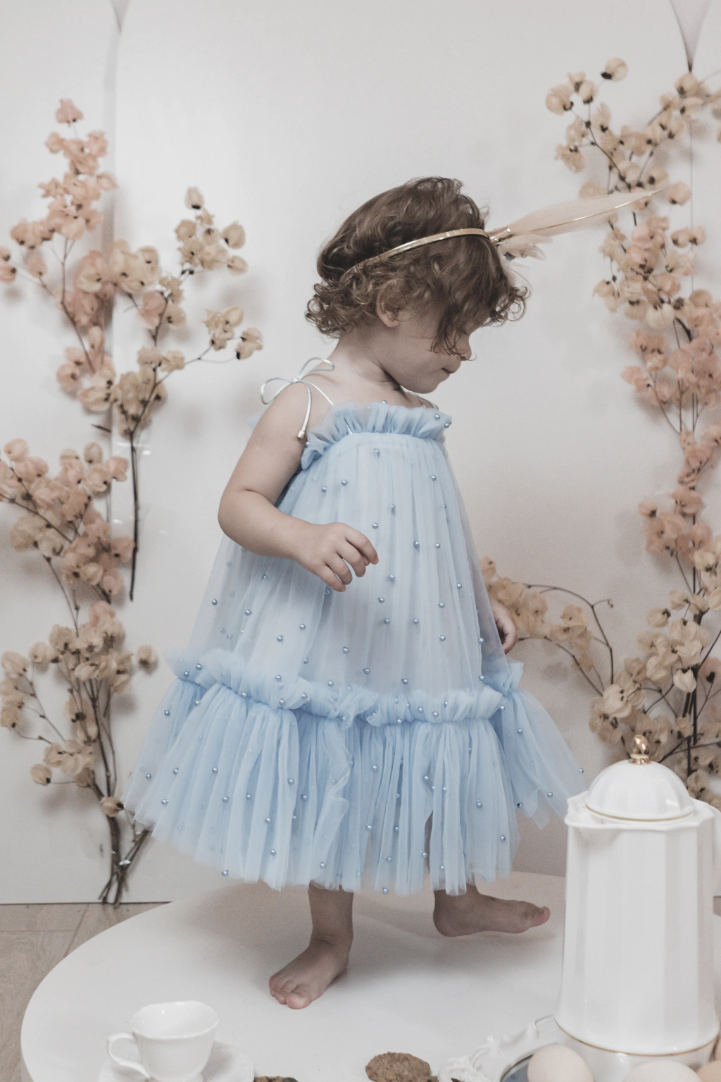 Vestido Ophélia pearls