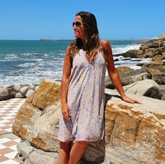 Vestido Corto Gabriela (seda Sari) - Marina Sol Tienda de Ropa