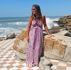Vestido Largo Lucía (seda Sari) - Marina Sol Tienda de Ropa