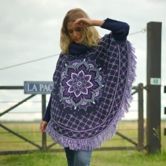 Poncho San Pablo (jaquard) - Marina Sol Tienda de Ropa