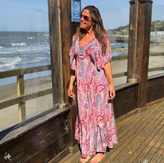 Vestido Largo Laura (seda Gold) - comprar online