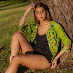 Chaqueta Irma (algodón bordado)
