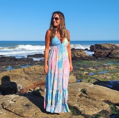 Vestido Largo Sofia (seda Gold)