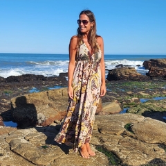 Vestido Largo Sofia (seda Gold) - comprar online