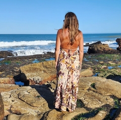 Vestido Largo Sofia (seda Gold) - comprar online