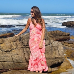 Vestido Largo Sofia (seda Gold) - comprar online
