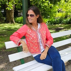 Chaqueta Irma (algodón bordado) - tienda online