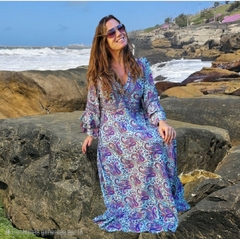 Vestido Largo Kiara (seda Sari) - tienda online
