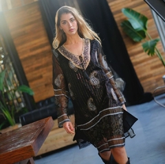 Túnica Antonella (gasa bordada) - comprar online