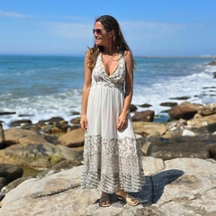 Imagen de Vestido Largo Isabel (gasa bordada)