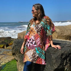 Poncho Carola Corto (algodón bordado) en internet