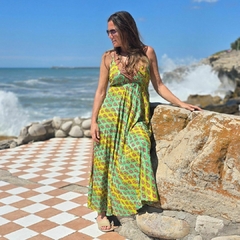 Vestido Largo Sol (seda Gold) - comprar online