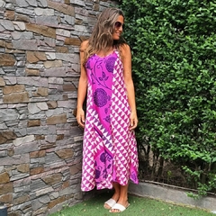 Vestido Largo Soledad (seda Sari) - tienda online