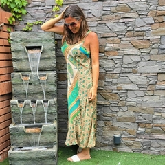 Vestido Largo Soledad (seda Sari) - comprar online