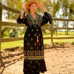 Vestido Largo Francisca (algodón bordado)