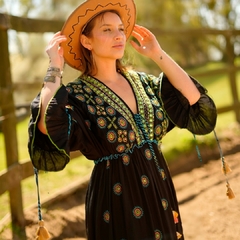 Vestido Largo Francisca (algodón bordado) - comprar online