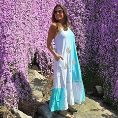 Vestido Largo Avril (algodón bordado)