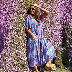 Vestido Largo Cecilia (seda Sari) - Marina Sol Tienda de Ropa