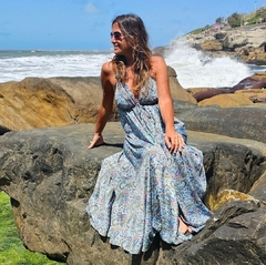 Vestido Largo Lucía (seda Sari) - tienda online