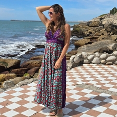Imagen de Vestido Largo Carmen (Seda Gold)