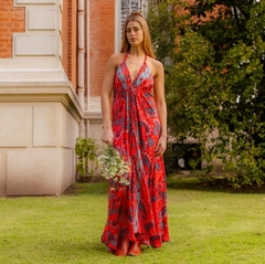 Vestido Largo Lucía (seda Sari) - comprar online