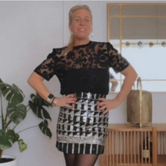 Pollera Analia (lentejuelas) - comprar online