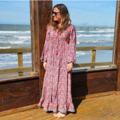 Vestido Largo Marina (seda Sari) en internet