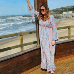 Vestido Largo Marina (seda Sari) - comprar online