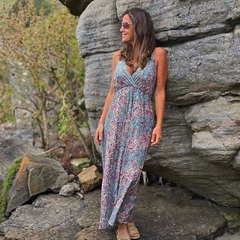 Vestido Largo Sol (seda Gold)