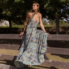 Imagen de Vestido Largo Sofia (seda Gold)