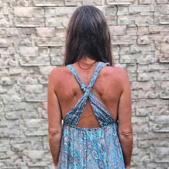Vestido Largo Pilar (seda Sari) - Marina Sol Tienda de Ropa