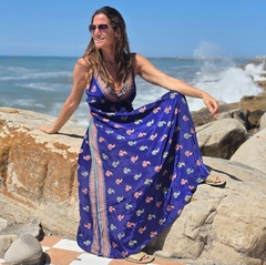 Vestido Largo Sol (seda Gold) - comprar online