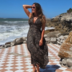 Vestido Largo Carmen (Seda Gold) - comprar online