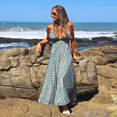 Vestido Largo Carmen (Seda Gold) - comprar online
