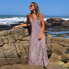 Vestido Largo Valentina (seda Gold) - comprar online