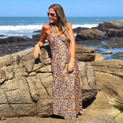 Imagen de Vestido Largo Valentina (seda Gold)