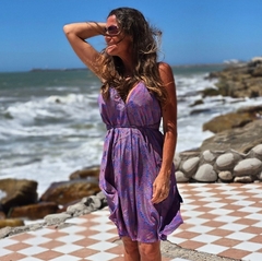 Imagen de Vestido Corto Gabriela (seda Sari)