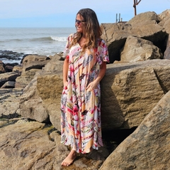 Vestido Largo Clara (seda Sari) - tienda online