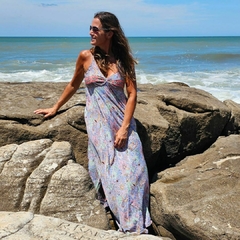Vestido Largo Magdalena (seda Sari)