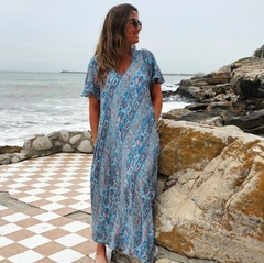 Vestido Largo Clara (seda Sari) - Marina Sol Tienda de Ropa