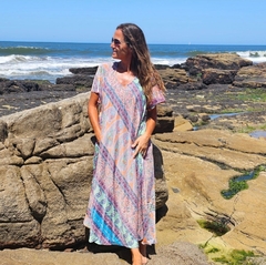 Vestido Largo Clara (seda Sari) - comprar online
