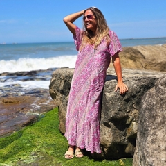 Vestido Largo Clara (seda Sari) - comprar online