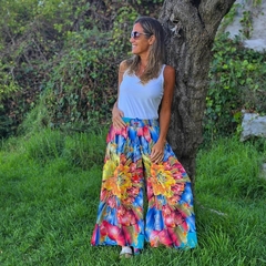 Pantalón Olivia (seda) - tienda online