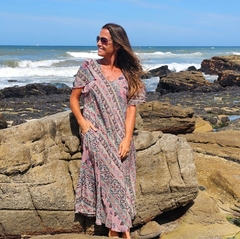 Vestido Largo Clara (seda Sari) - comprar online